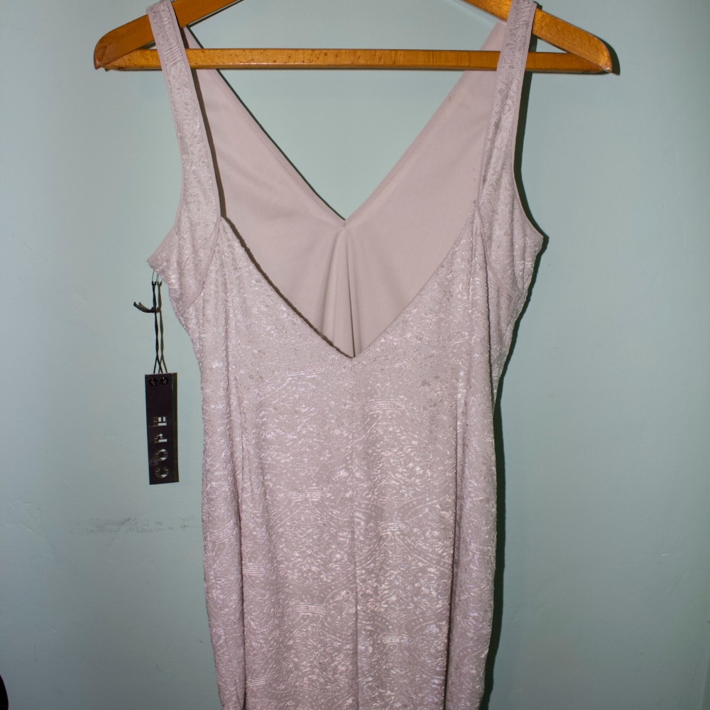UO sleeveless, deep-v dress